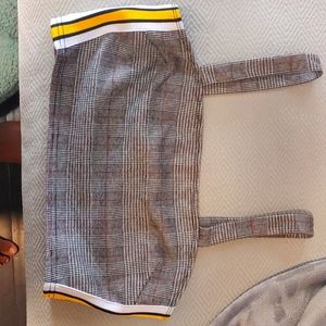 Better Be Plaid Crop Top